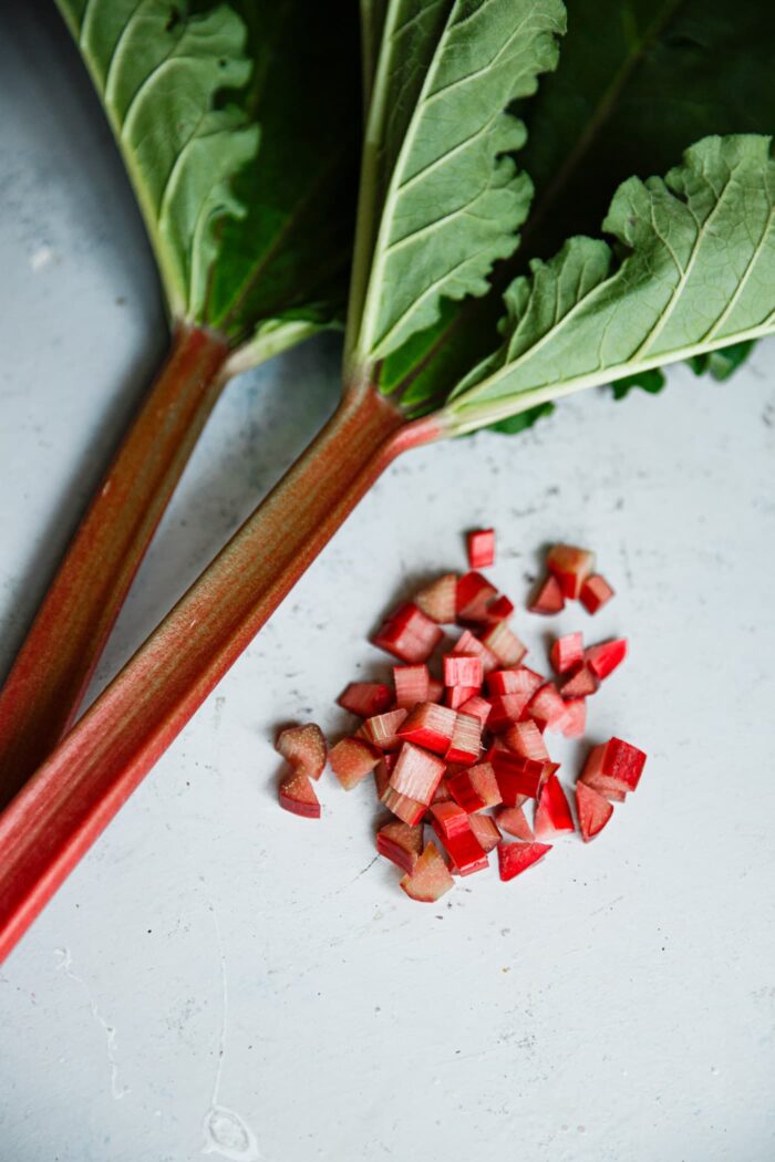 Diced Rhubarb