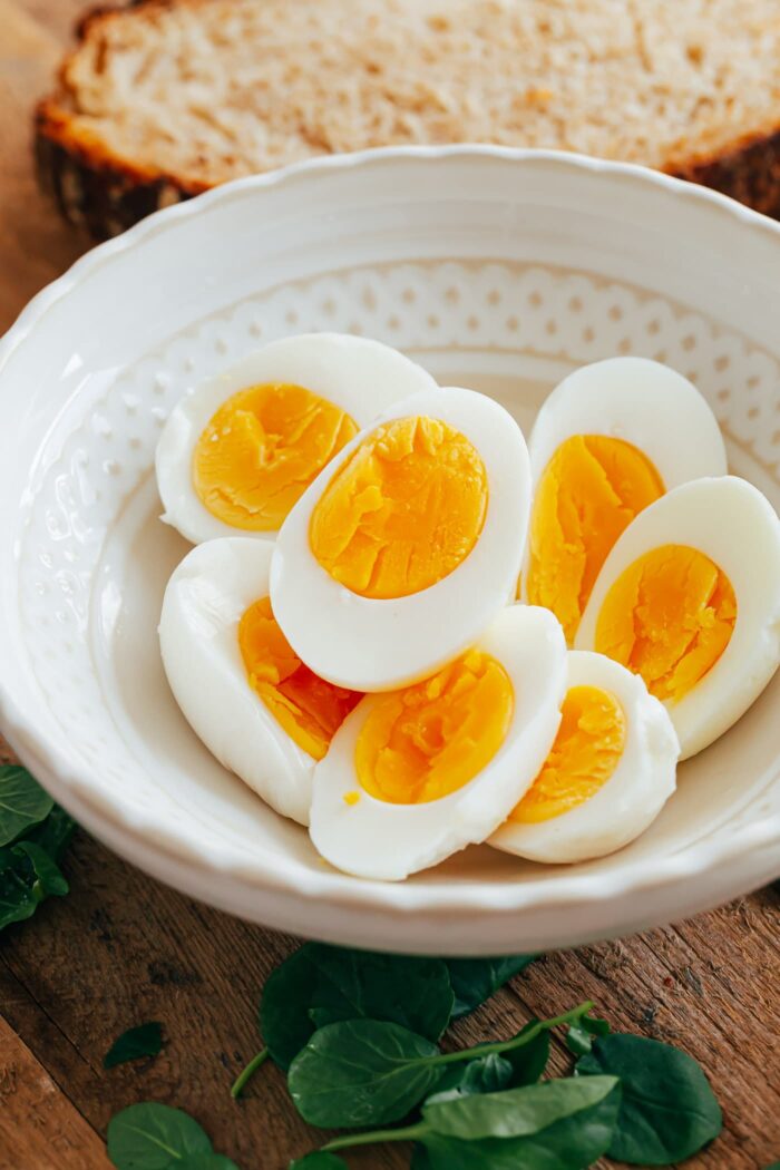 Hard Boiled Egg Halves