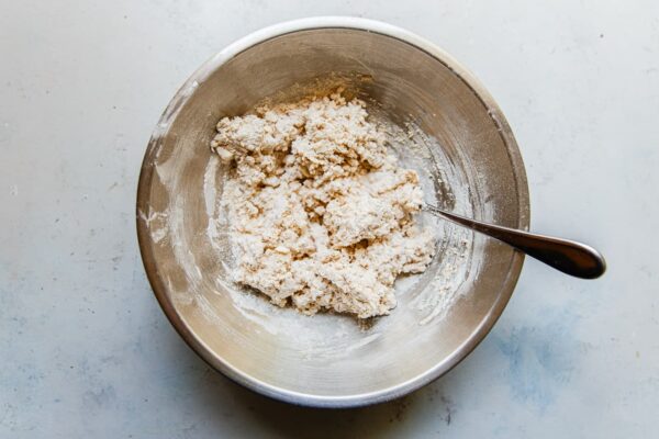 Scone Dough in Bowl