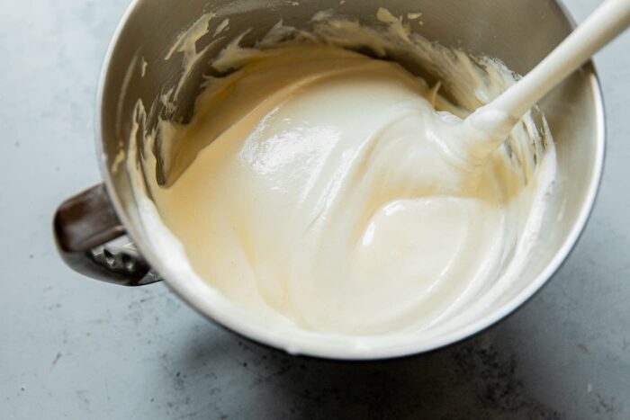 Sponge Cake Batter in Bowl