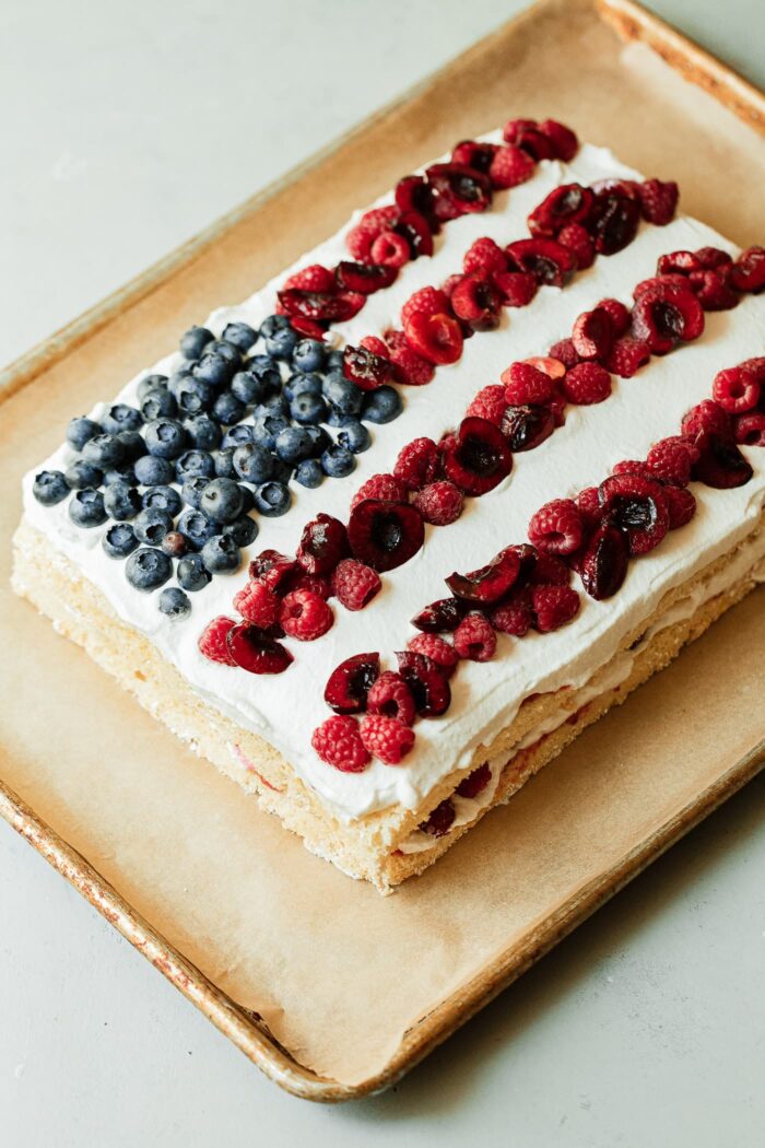 American Flag Cake