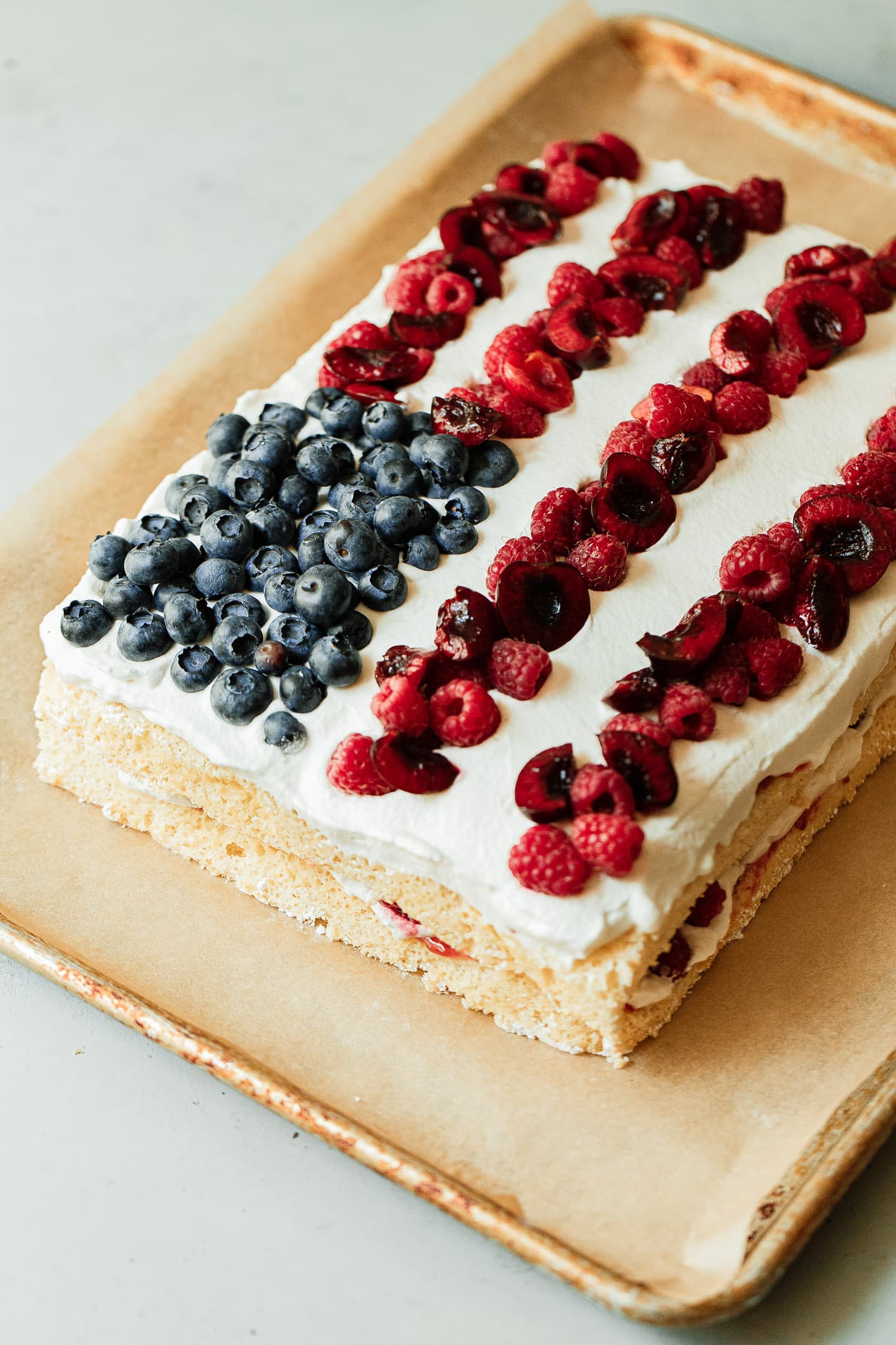 American Flag Cake