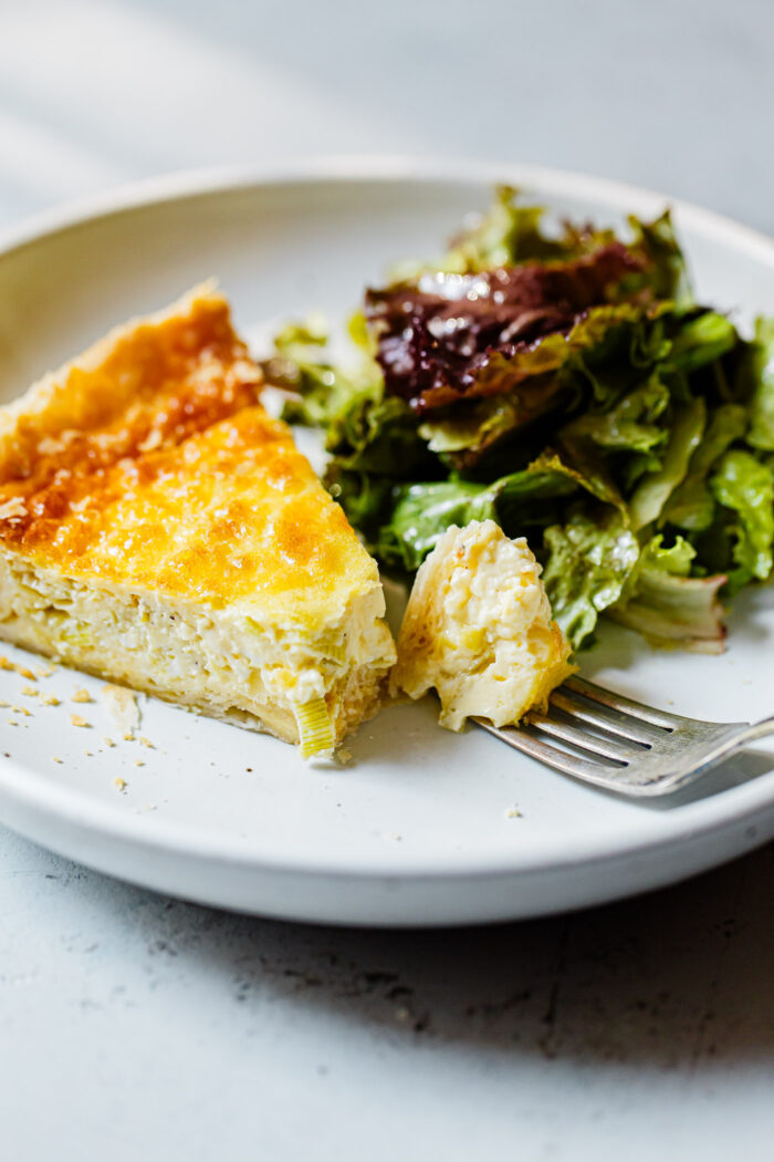 Gruyere Leek Quiche