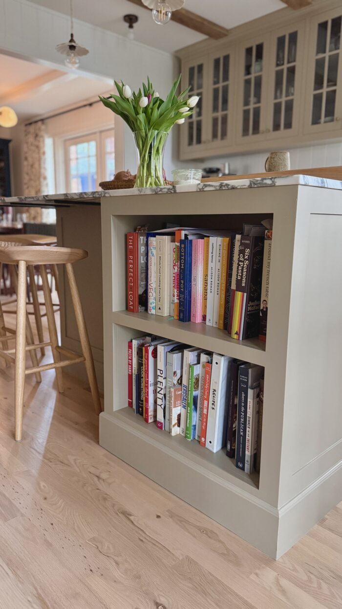 A Beautiful Plate Kitchen Cookbook Shelf