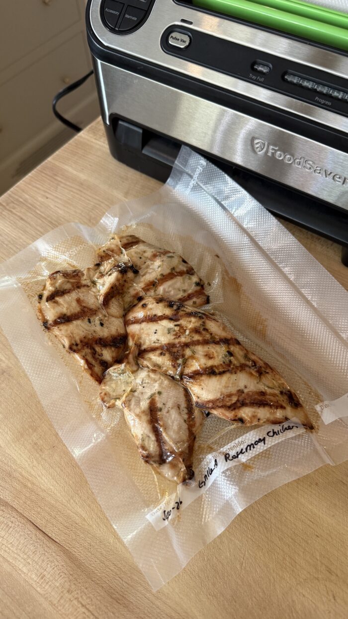 Grilled Chicken Vacuum Packed